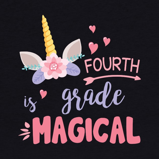 Unicorn Student Teacher Fourth Grade Is Magical Back School by joandraelliot